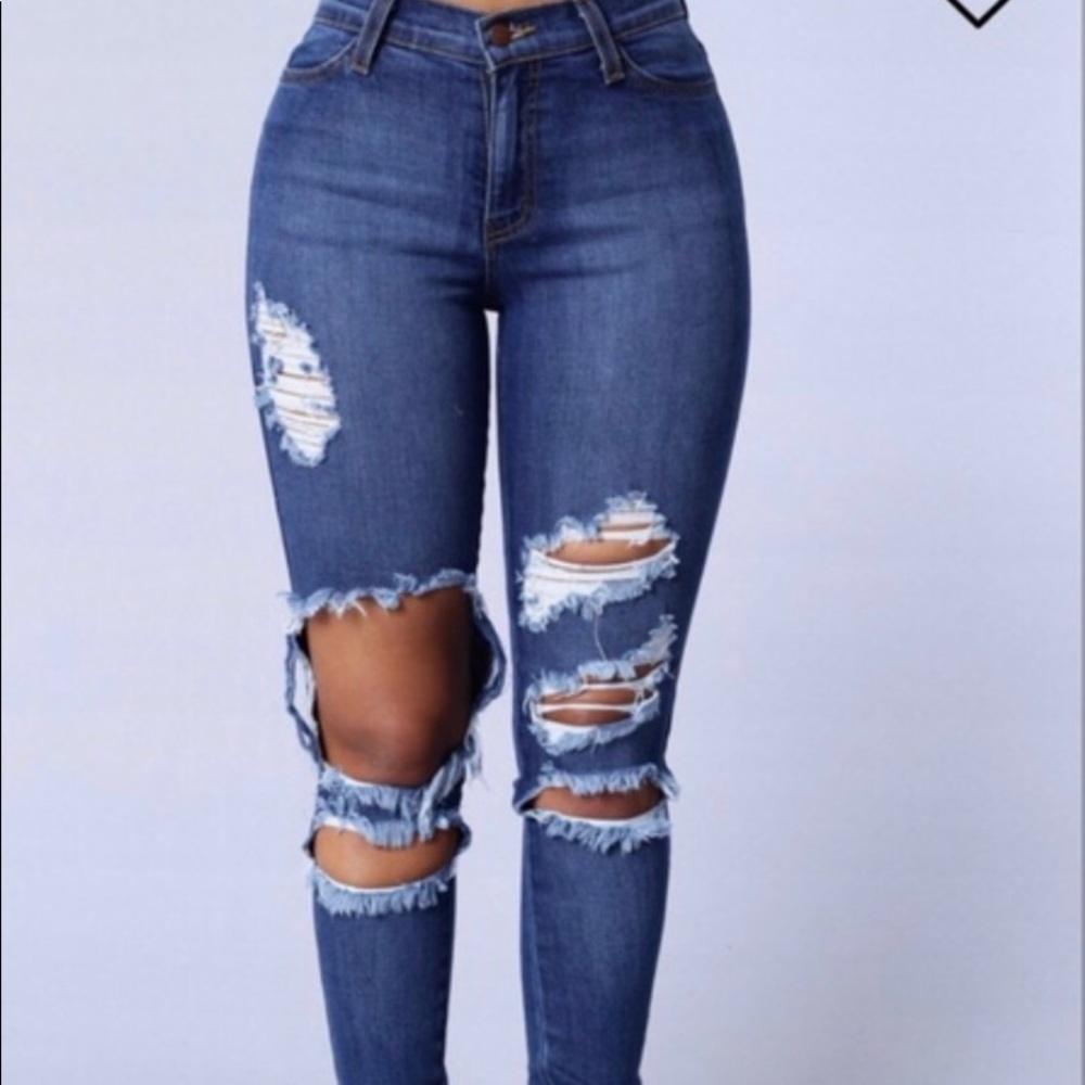 Fashion Nova Beach Bum Jeans